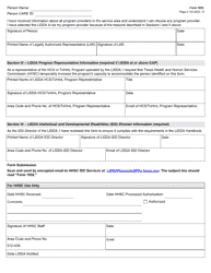 Form 1052 Public Provider Choice Request - Texas, Page 2