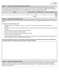 Form 3708-A Hcs/Txhml Amelioration Request - Texas, Page 2