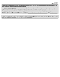 Form 8607 Conflict of Interest Screening of a Representative of the Office - Texas, Page 3