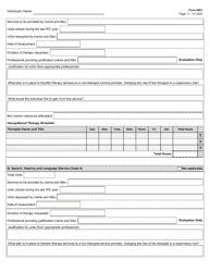 Form 6501 Individual Program Plan - Texas, Page 17