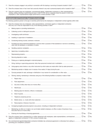 Form TC-51 Nexus Questionnaire - Utah, Page 2
