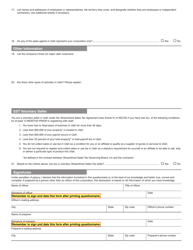 Form TC-51 Nexus Questionnaire - Utah, Page 3