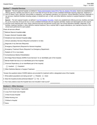 Form 3232 General or Special Hospital License Renewal Application - Texas, Page 2