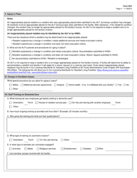 Form 3641 Alzheimer&#039;s Assisted Living Disclosure Statement - Texas, Page 4