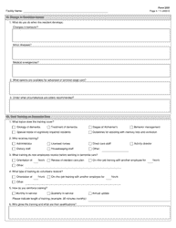 Form 3651 Memory Care Disclosure Statement for Nursing Facilities - Texas, Page 4