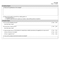 Form 3650 Assisted Living Facility Memory Care Disclosure Statement - Texas, Page 5