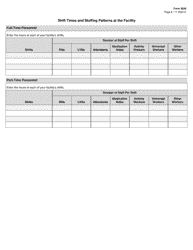 Form 3650 Assisted Living Facility Memory Care Disclosure Statement - Texas, Page 6