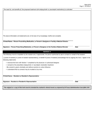 Form 3713 Consent for Antipsychotic or Neuroleptic Medication Treatment - Texas, Page 2