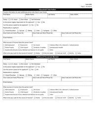 Form 3033 Hemophilia Assistance Program (Hap) Application - Texas, Page 2
