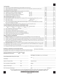 Form IT-20 (State Form 44275) Indiana Corporate Adjusted Gross Income Tax Return - Indiana, Page 2