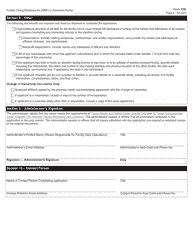 Form 3200 Abortion Facility License Application - Texas, Page 4
