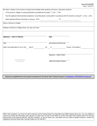 Form 5513-NATCEP Request to Take the Competency Evaluation Program (Cep) Based on Competency in Basic Nursing - Texas, Page 2