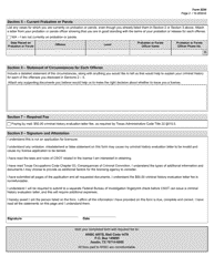 Form 3234 Council for Sex Offender Treatment (Csot) Request for Criminal History Evaluation - Texas, Page 2