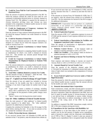 Instructions for Arizona Form 120A, ADOR10949 Arizona Corporation Income Tax Return (Short Form) - Arizona, Page 11