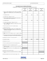 Arizona Form 221 (ADOR10642) Underpayment of Estimated Tax by Individuals - Arizona, Page 2