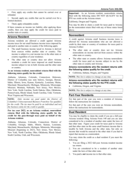 Instructions for Arizona Form 309-SBI, ADOR11406 Credit for Taxes Paid to Another State or Country - Arizona, Page 2