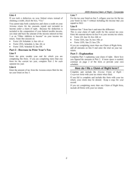 Instructions for Arizona Form CLAIM OF RIGHT - CORPORATE, ADOR11289 Restoration of a Substantial Amount Held Under Claim of Right - Corporate - Arizona, Page 2