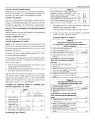 Instructions for Arizona Form 140, ADOR10413 Resident Personal Income Tax Form - Arizona, Page 21