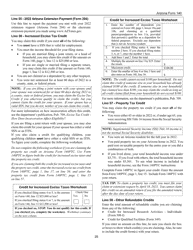 Instructions for Arizona Form 140, ADOR10413 Resident Personal Income Tax Form - Arizona, Page 25