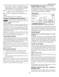 Instructions for Arizona Form 140, ADOR10413 Resident Personal Income Tax Form - Arizona, Page 28