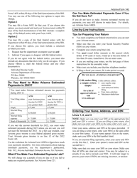 Instructions for Arizona Form 140, ADOR10413 Resident Personal Income Tax Form - Arizona, Page 4