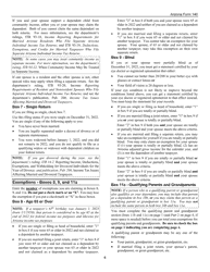 Instructions for Arizona Form 140, ADOR10413 Resident Personal Income Tax Form - Arizona, Page 6