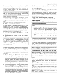 Instructions for Arizona Form 140NR, ADOR10413 Nonresident Personal Income Tax Return - Arizona, Page 12