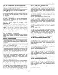 Instructions for Arizona Form 140NR, ADOR10413 Nonresident Personal Income Tax Return - Arizona, Page 23