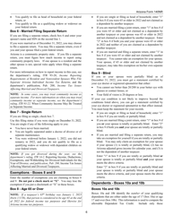 Instructions for Arizona Form 140NR, ADOR10413 Nonresident Personal Income Tax Return - Arizona, Page 6