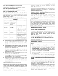 Instructions for Arizona Form 140NR, ADOR10413 Nonresident Personal Income Tax Return - Arizona, Page 9