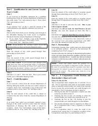 Instructions for Arizona Form 354, ADOR11397, Arizona Form 354-P, ADOR11398, Arizona Form 354-S, ADOR11399 - Arizona, Page 2