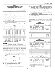 Instructions for Arizona Form 140A, ADOR10414 Resident Personal Income Tax Return (Short Form) - Arizona, Page 9