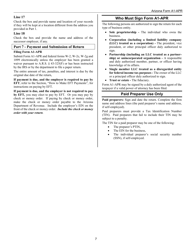 Instructions for Arizona Form A1-APR, ADOR10939 Arizona Annual Payment Withholding Tax Return - Arizona, Page 7