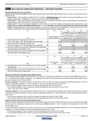 Arizona Form 141AZ (ADOR10585) Schedule K-1 Resident or Part-Year Resident Beneficiary&#039;s Share of Fiduciary Adjustment - Arizona, Page 2
