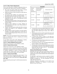 Instructions for Arizona Form 140PY, ADOR10149 Part-Year Resident Personal Income Tax Return - Arizona, Page 10
