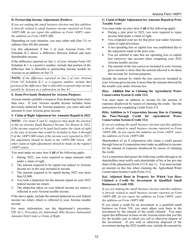 Instructions for Arizona Form 140PY, ADOR10149 Part-Year Resident Personal Income Tax Return - Arizona, Page 12
