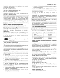 Instructions for Arizona Form 140PY, ADOR10149 Part-Year Resident Personal Income Tax Return - Arizona, Page 23