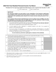 Instructions for Arizona Form 140PY, ADOR10149 Part-Year Resident Personal Income Tax Return - Arizona, Page 34