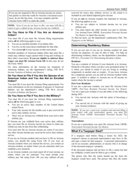 Instructions for Arizona Form 140EZ, ADOR10534 Resident Personal Income Tax (Ez Form) - Arizona, Page 2