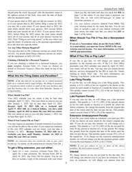 Instructions for Arizona Form 140EZ, ADOR10534 Resident Personal Income Tax (Ez Form) - Arizona, Page 3
