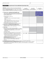 Arizona Form 165 (ADOR10343) Arizona Partnership Income Tax Return - Arizona, Page 3