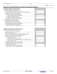 Arizona Form 165 (ADOR10343) Arizona Partnership Income Tax Return - Arizona, Page 6