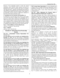 Instructions for Arizona Form 165, ADOR10343 Arizona Partnership Income Tax Return - Arizona, Page 9