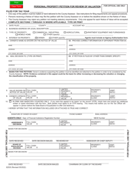 Form DOR82530 Personal Property Petition for Review of Valuation - Arizona, Page 3