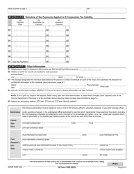 Arizona Form 120S (ADOR10337) Arizona S Corporation Income Tax Return - Arizona, Page 5