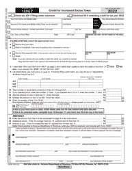 Arizona Form 140ET (ADOR10532) Credit for Increased Excise Taxes - Arizona