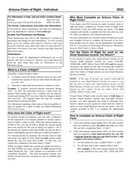 Instructions for Arizona Form CLAIM OF RIGHT, ADOR11273 Arizona Claim of Right - Individual - Arizona