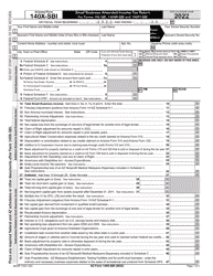 Document preview: Arizona Form 140X-SBI (ADOR11401) Small Business Amended Income Tax Return for Forms 140-sbi, 140nr-Sbi and 140py-Sbi - Arizona, 2022