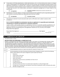 State Form 49832 Confined Feeding Operation Request for Approval Transfer - Indiana, Page 8