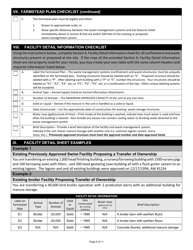 State Form 49832 Confined Feeding Operation Request for Approval Transfer - Indiana, Page 9